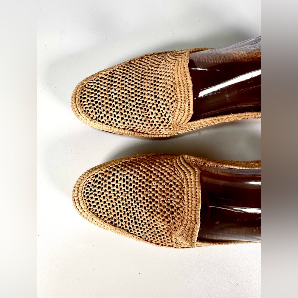 Carrie Forbes Raffia Women’s Loafers Morrocan Handmade. Size : EU 38 US 7.5 - Picture 6 of 10